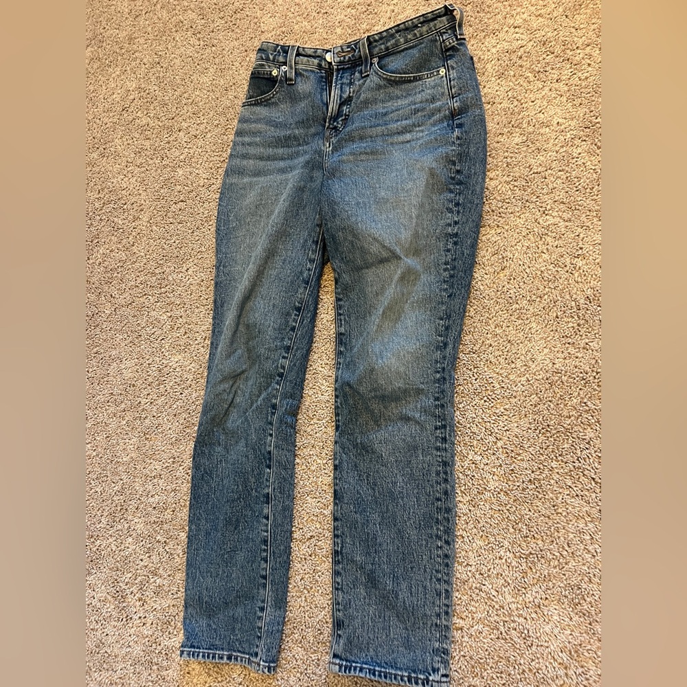 Madewell Women's Straight Leg Blue Jeans